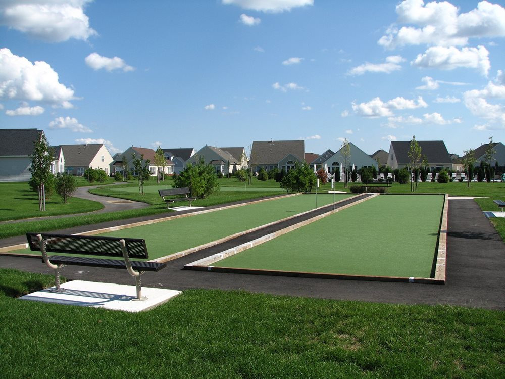 Charlotte artificial turf bocce ball court